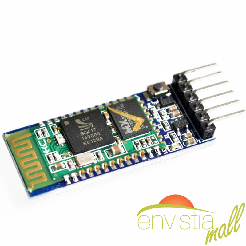2Pcs HC-05 Wireless Bluetooth RF Serial Transceiver Module 6Pin RS232 TTL US