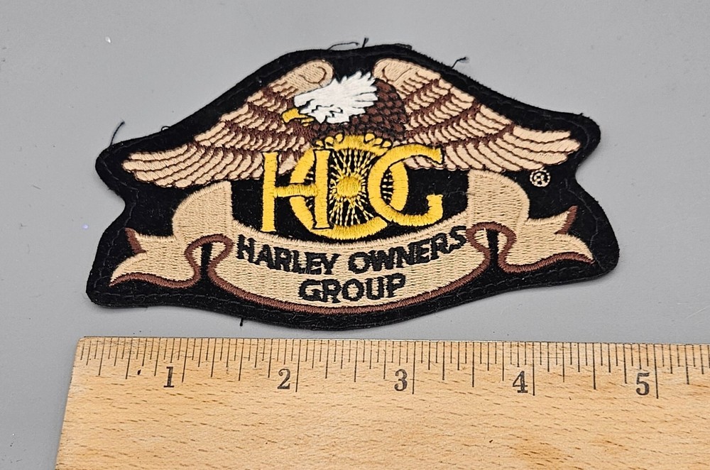 Harley Davidson Patch Owners Group HOG Eagle Claw Vest Jacket Embroidered 4.75"