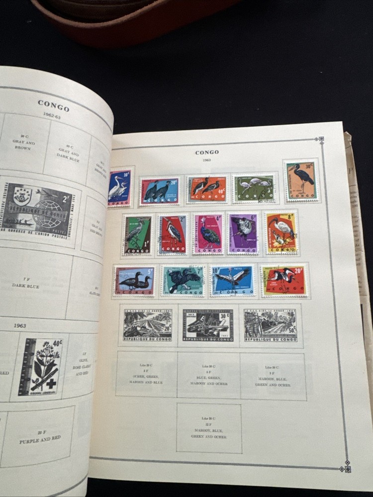 Scott International Blue Stamp Album 1960-1965 Part 5 V - Some Stamps