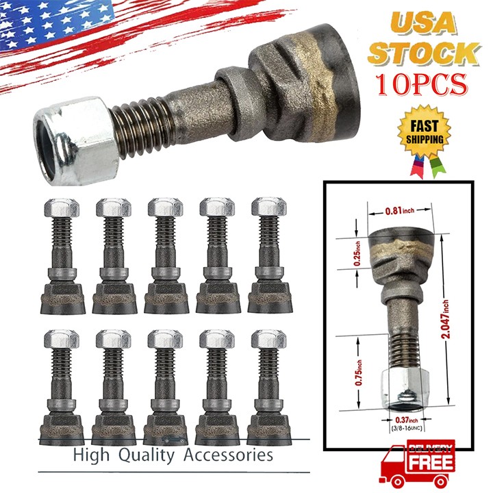 10 Pack For Stump Grinder Teeth Compatible 700 Series Replace Grinder Teeth
