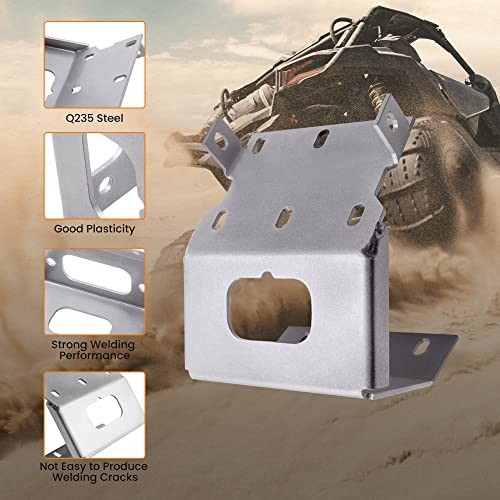maXpeedingrods Winch Mount Plate Winch Mounting Bracket for Honda Foreman