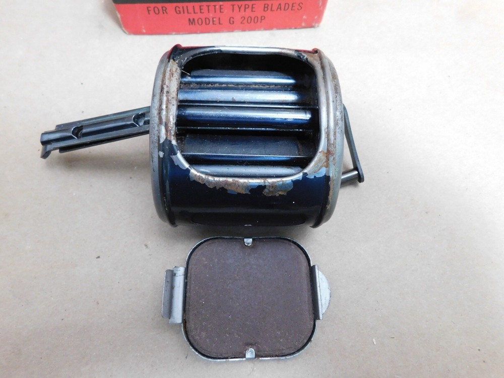 Twinplex Safety Razor Stropper 1920's Vintage Sharpener Original Box