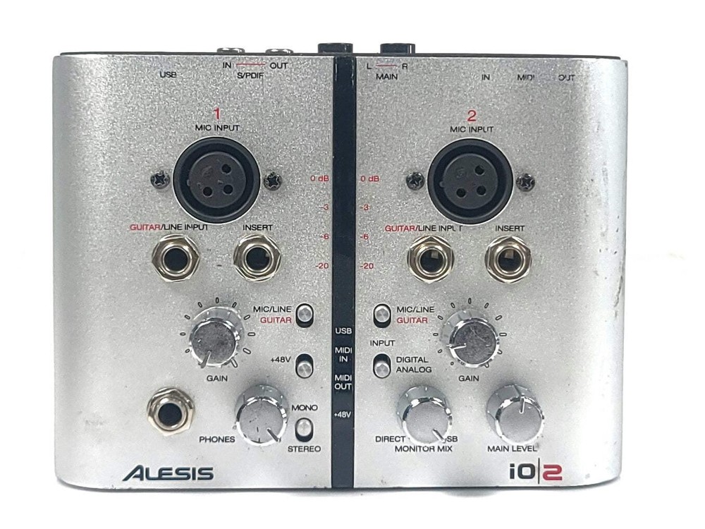 Alesis iO2 USB Audio Interface (C2018-452)