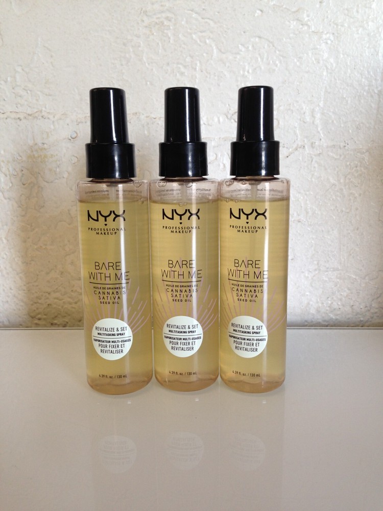 NYX Professional Makeup Bare With Me Multitasking Primer & Setting Spray -3 Pack