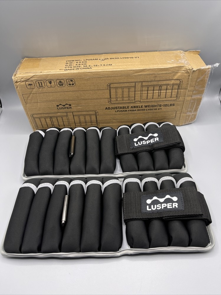 Adjustable Ankle Weights 5lbs. Each Total 10lbs