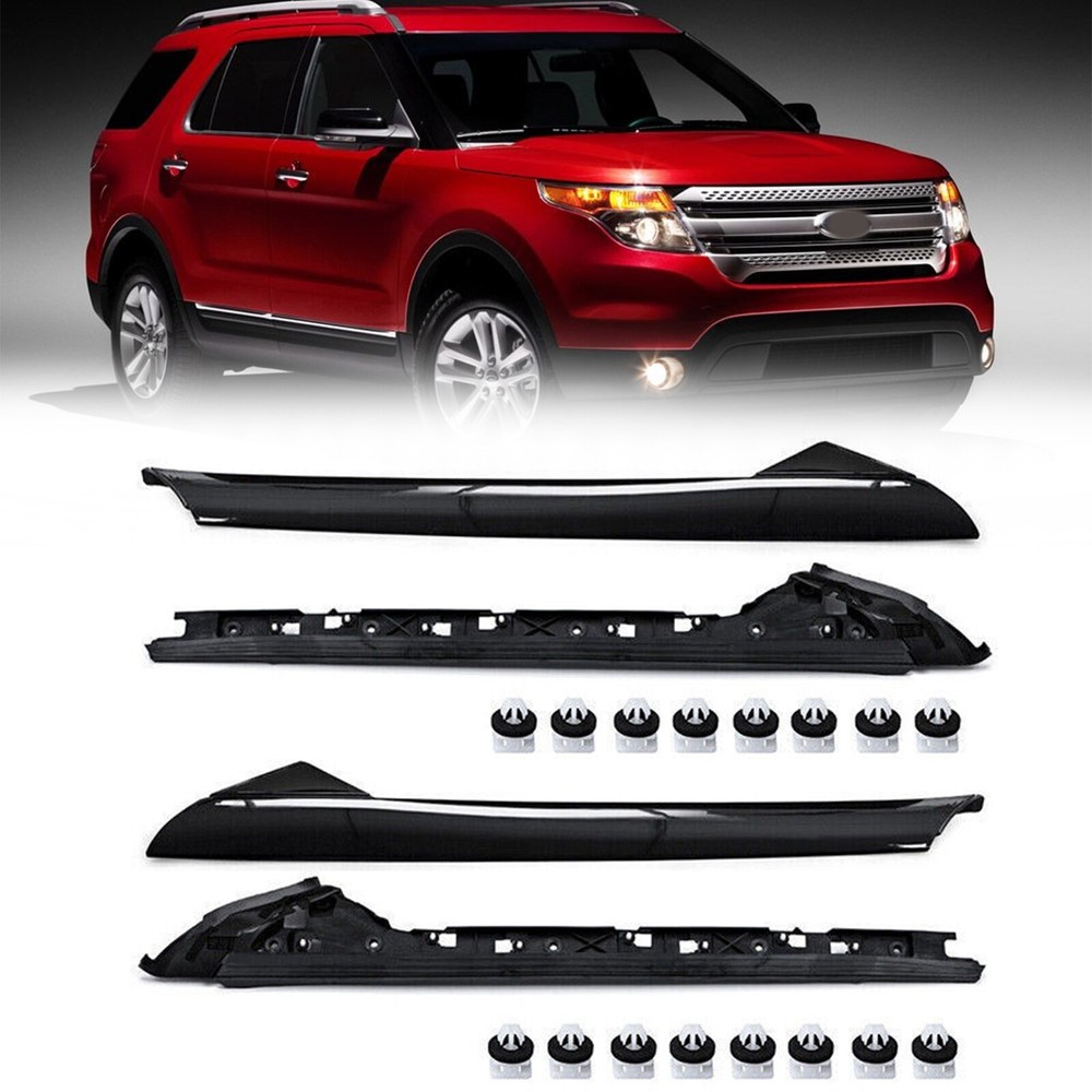 For 11-19 Ford Explorer Left Right Side Windshield A-Pillar Molding Trim