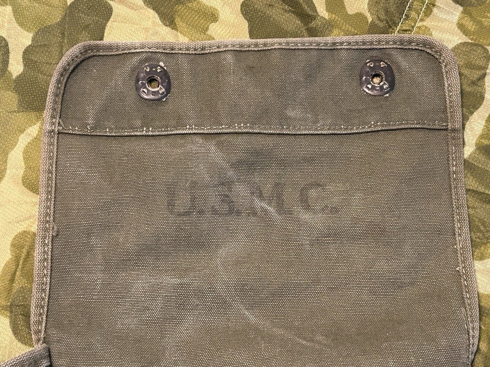 Names USMC Map Case Original MARINE CORPS Dispatch Bag WWII M1938