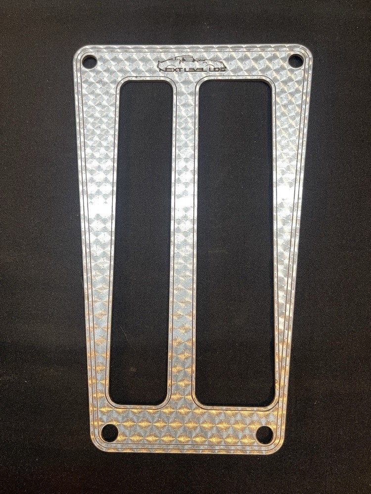 1971-81 Firebird / TransAm Automatic Console Acrylic Shift Plate Turned Silver