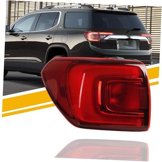 Tail Light Assembly Rear Lamp LED Type Brake Light Compatible Left Driver Side