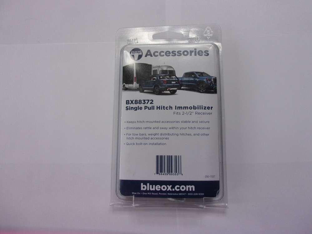 BX88372 Blue Ox 2-1/2IN Single Pull Immobilizer Automatic Equipment MFG