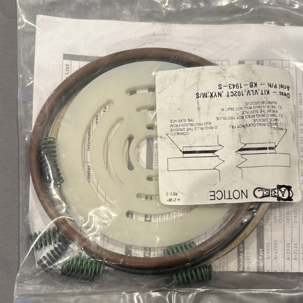 Ariel KB-1943-3S Compressor Component Industrial suction