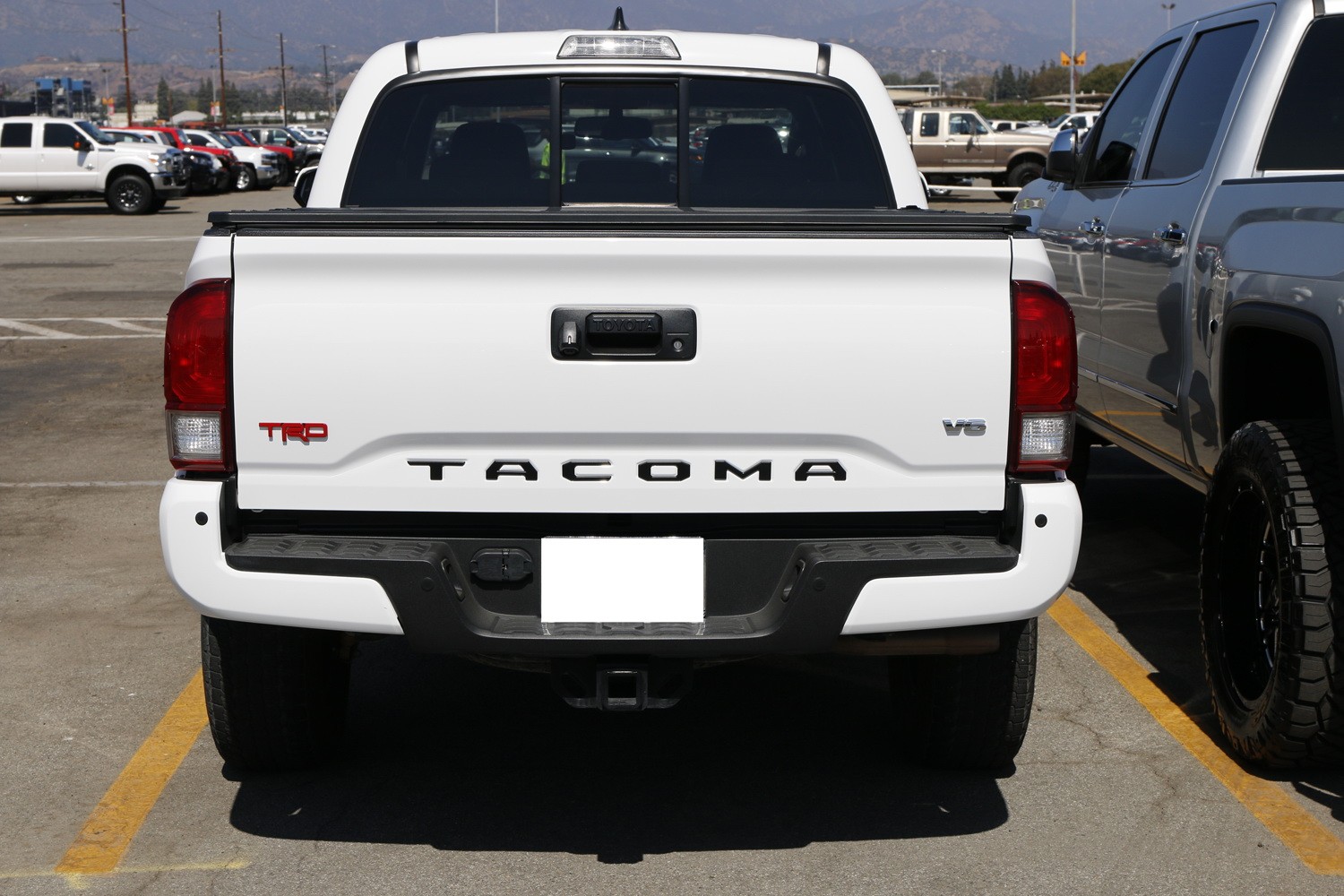 Matte Black Finish 3D Raised Tailgate Letter Pieces For 2024-up Toyota Tacoma