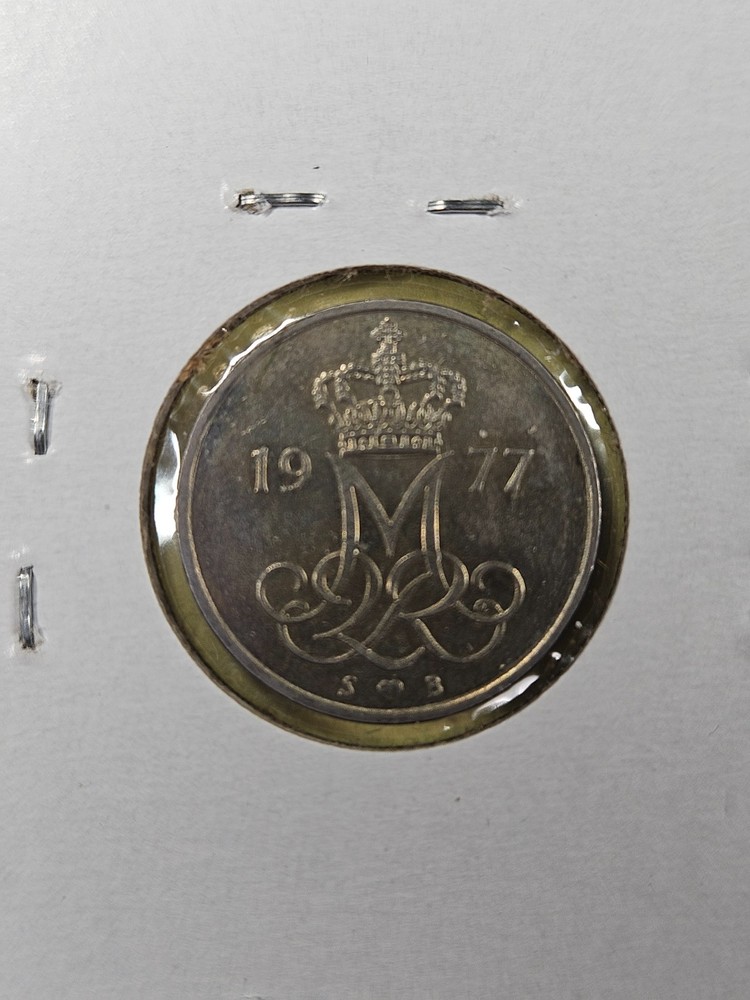 COINS - DENMARK - 10 ORE 1977