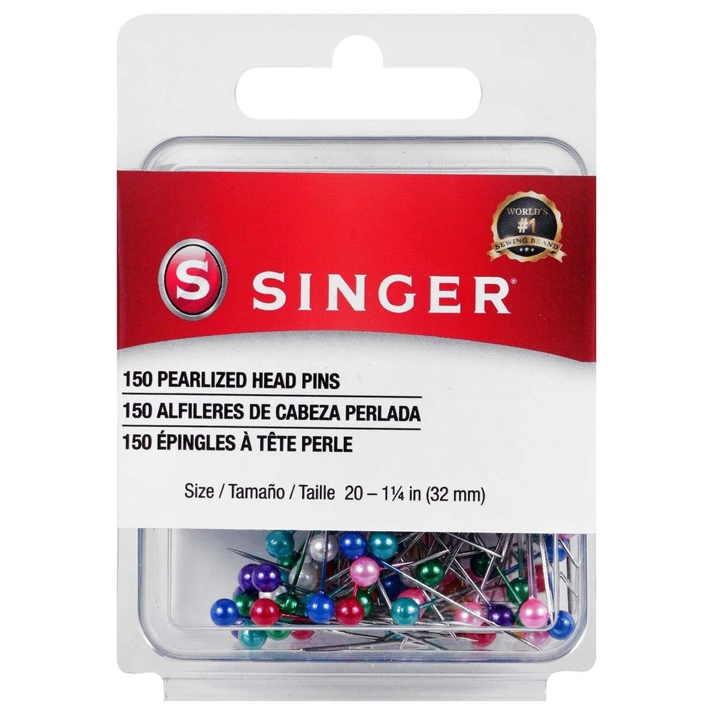 Pearlized Straight Pins Size 20 150/Pkg