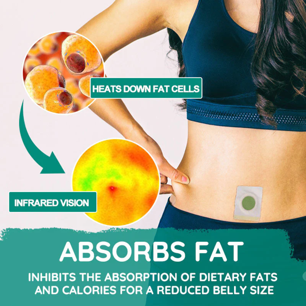 50PCS Slim Patch Weight Loss Slimming Diets Pads Detox Burn Fat Adhesive USA