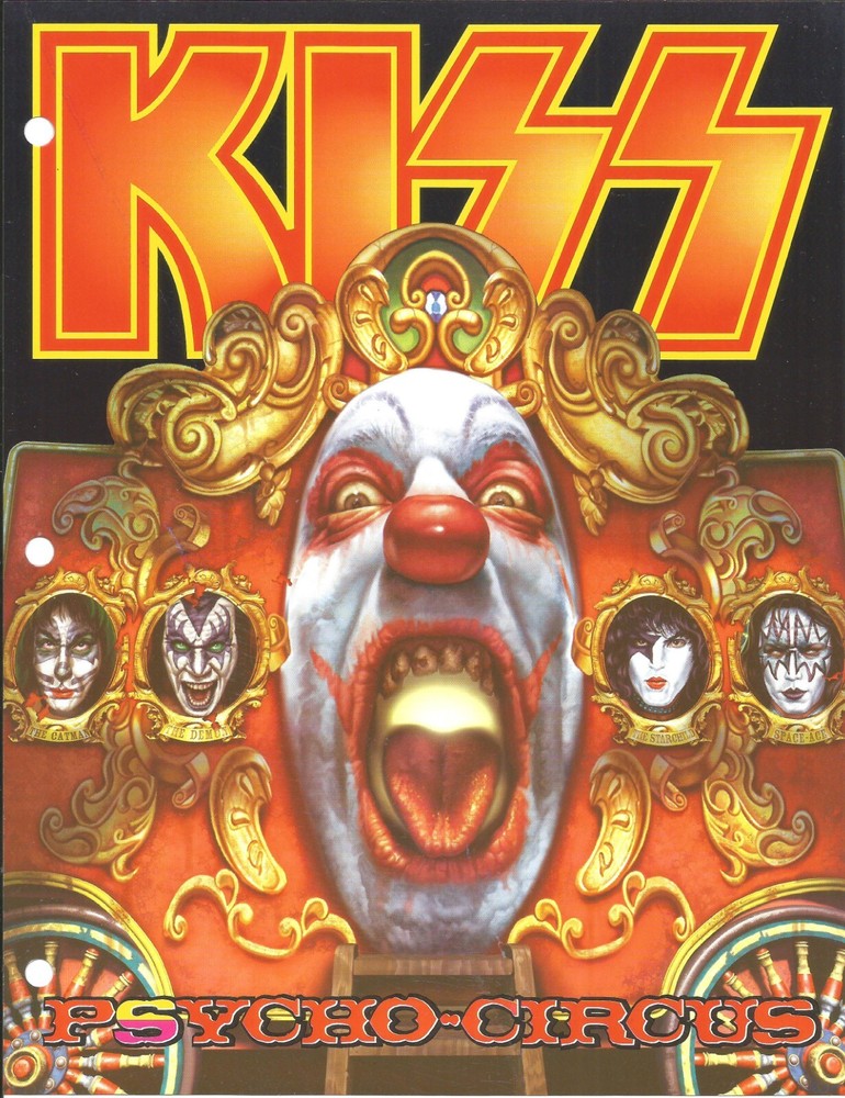 KISS Vintage 1998 Double Sided PROMO TRADE AD Poster for Psycho MINT 8.5x11