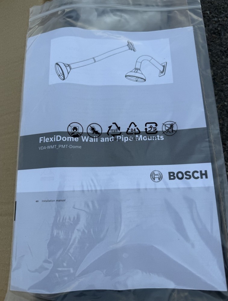 NEW Bosch VDA-WMT-DOME Wall Mount Bracket for FlexiDome CCTV Camera