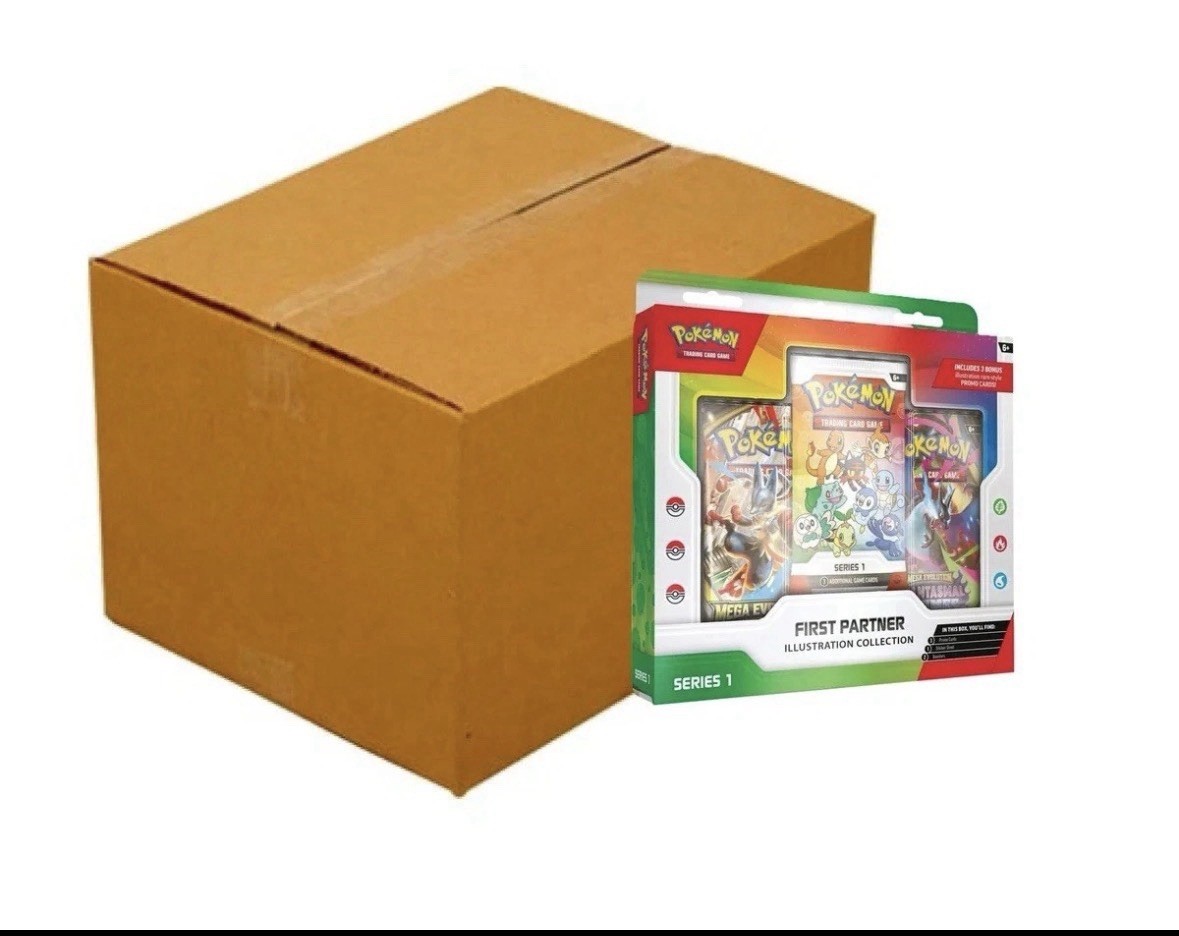 Pokemon First Partner Series 1 Illustration Collection Sealed Case PRESALE 3/20