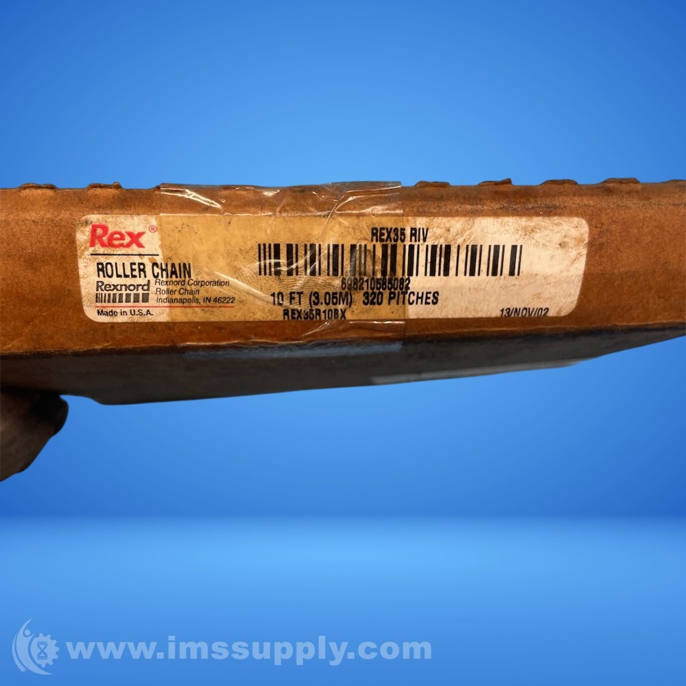 Rexnord REX35R10BX #35 Riveted Roller Chain FNOB