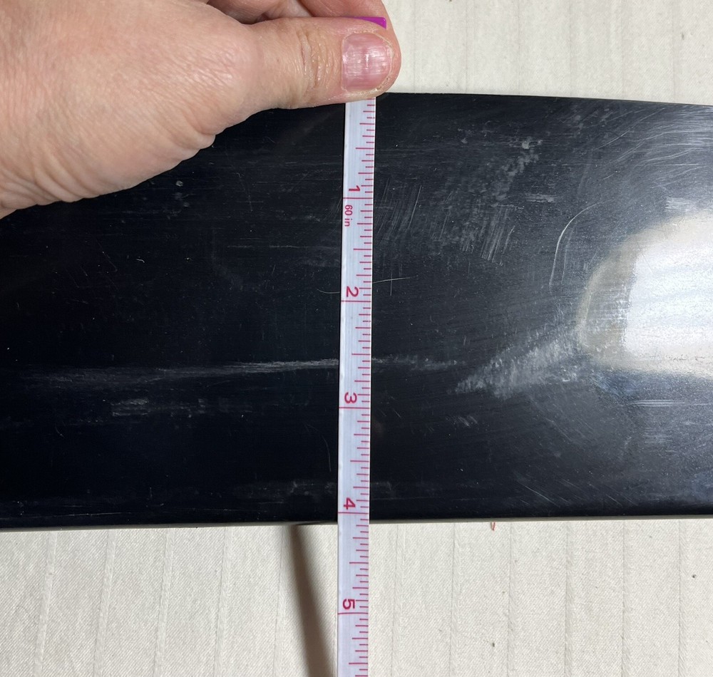 Black Plastic Bin 14 X 4 X 1.5