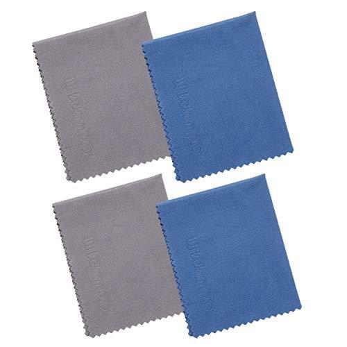 Large 4-Pack Microfiber Cleaning Cloth for Laptop, Computer Screen, Camera,