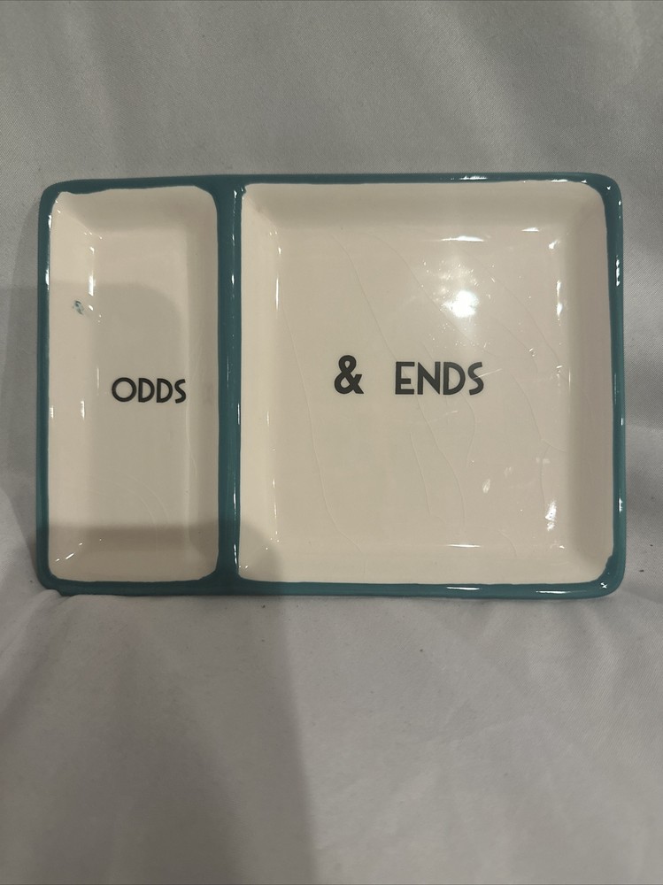 “ODDS & ENDS” trinket dish