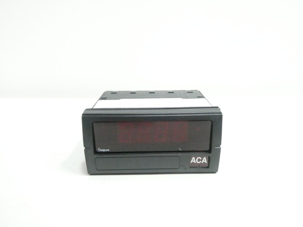 Simpson F35 1DCMA/100ACA Digital Panel Meter 0-1dcma