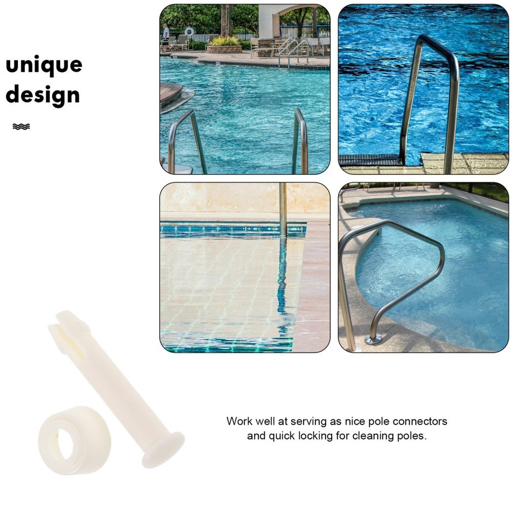 12 Pcs Pool Brush Clip Leaf Rake Attachment Locking Pin Handle Bolt