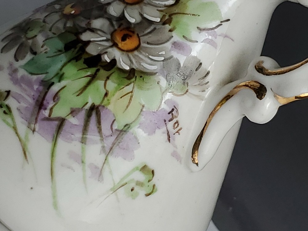 Beautiful Hand Painted Weisley Ewer
