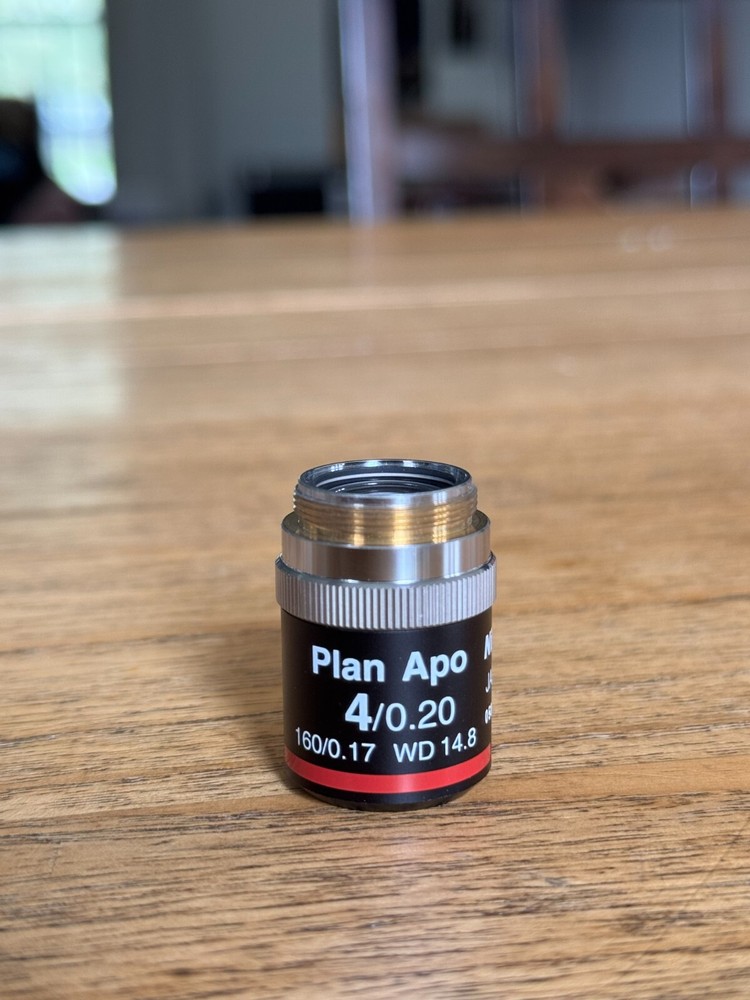 Nikon CF Plan Apo  4x/0.20 160/0.17 Microscope Objective