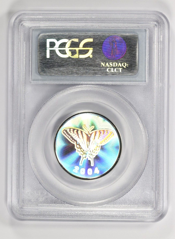 2004 Canada Tiger Swallowtail Proof 50C PCGS PR69DCAM