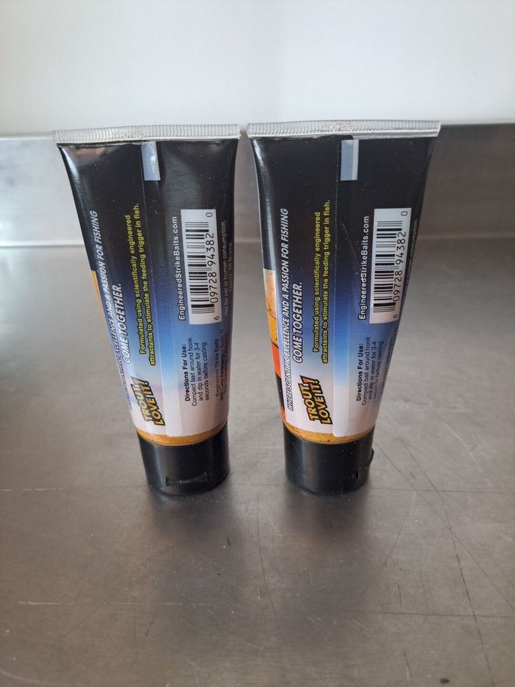 (2 Tubes) Engineered Strike Baits Fish Attractant - Garlic Chomp
