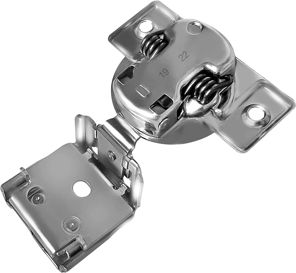 Berta 1 5/16" Overlay 105 Degree Face Frame Cabinet Hinges (30 Pack)