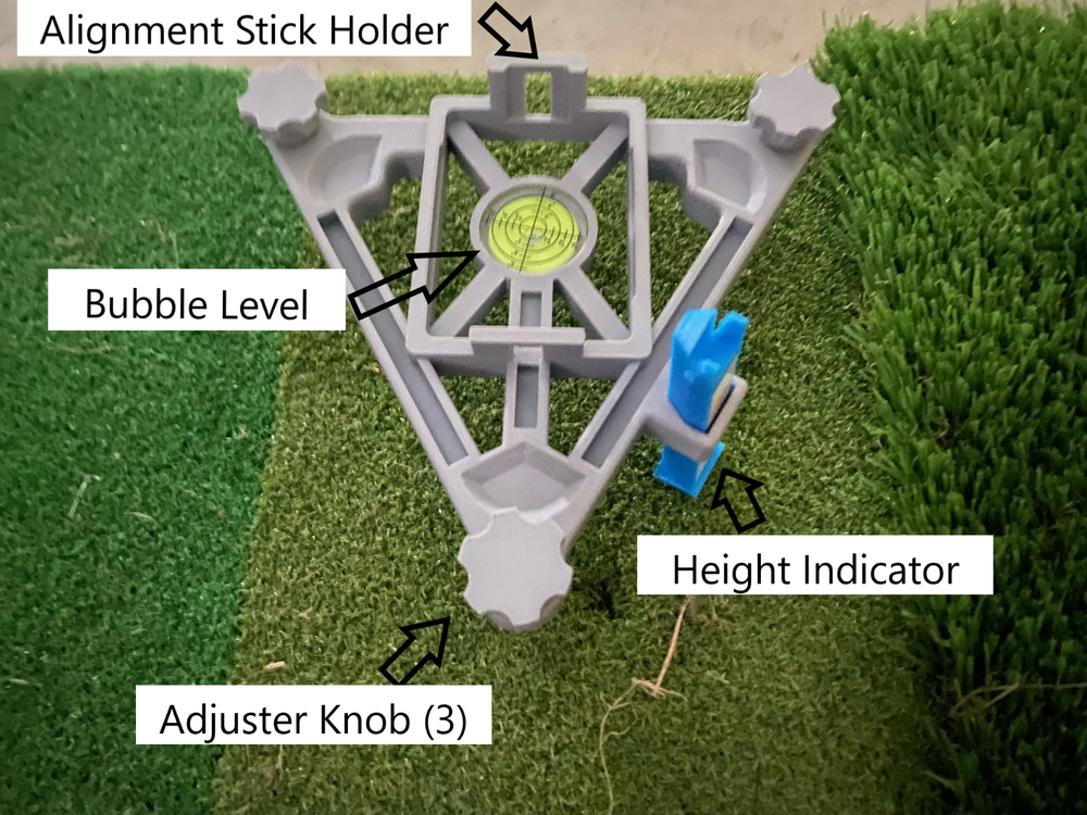 Garmin R10 Leveling Stand with laser options
