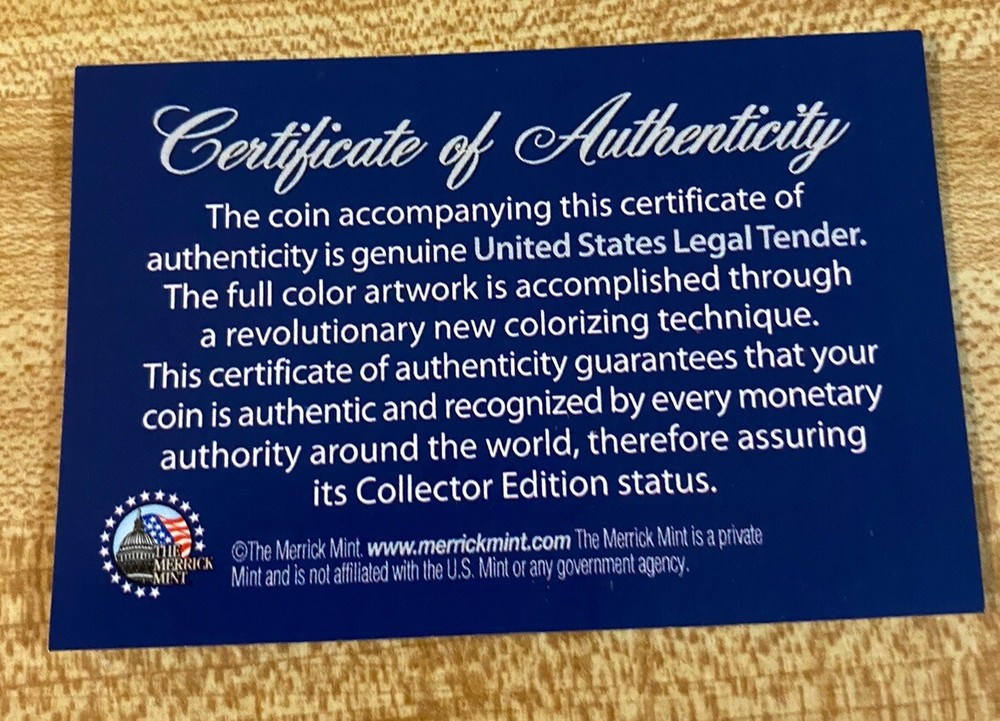 Space X Falcon 9 Half Dollar Coin