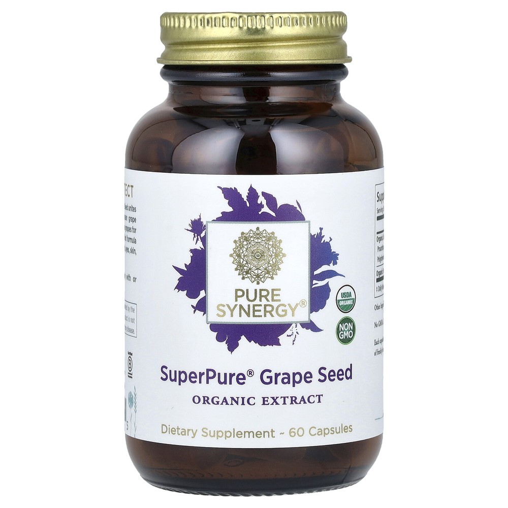 SuperPure Grape Seed, 60 Capsules