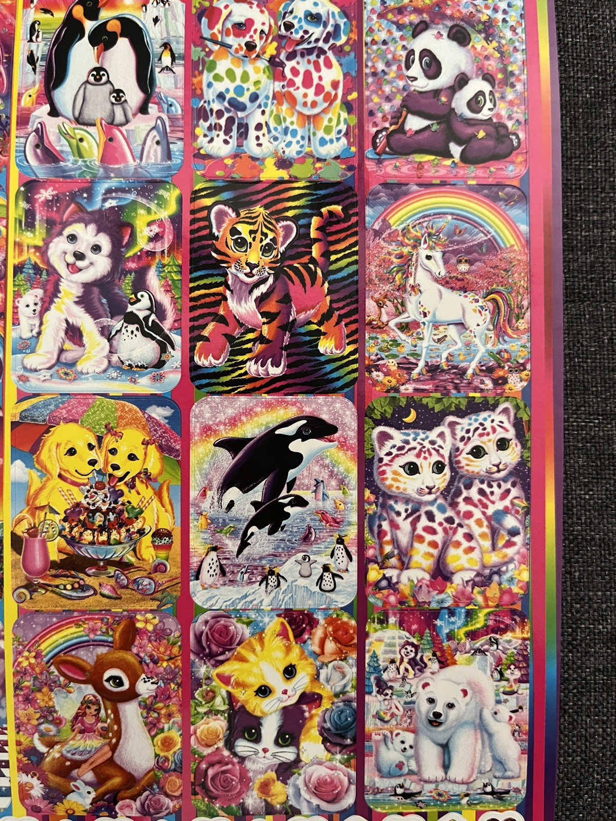 Lisa Frank Sticker Book 5 Sticker Sheets 600 Stickers Lisa Frank Stickers