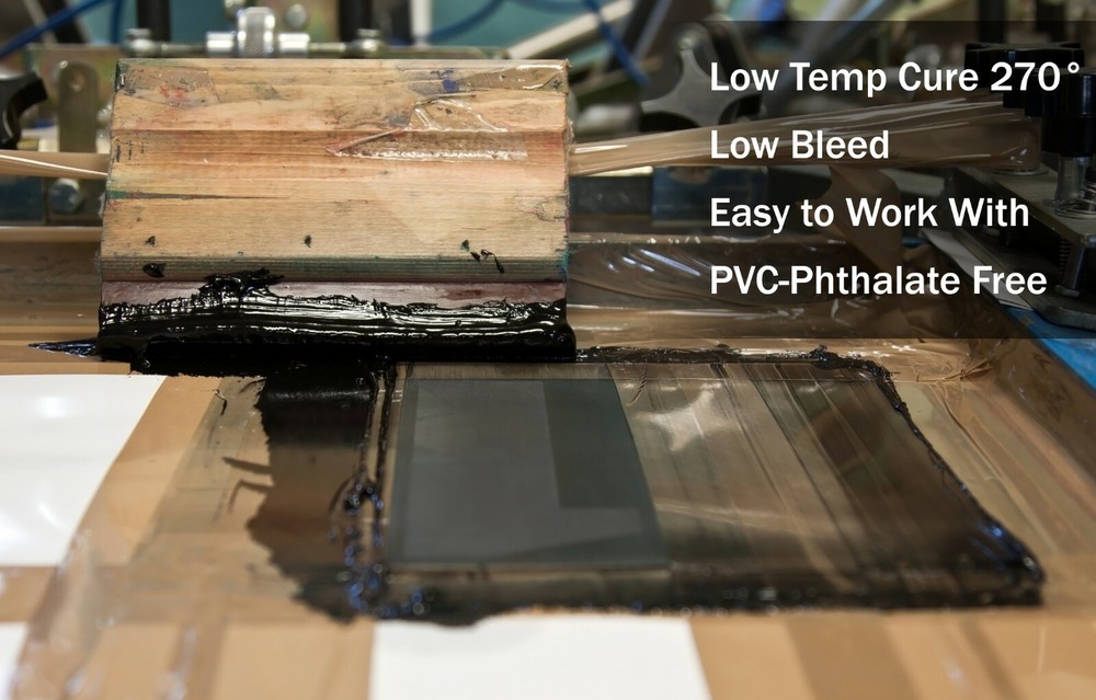 Polyester White - Screen Printing Plastisol Ink - Low Temp Cure 270F