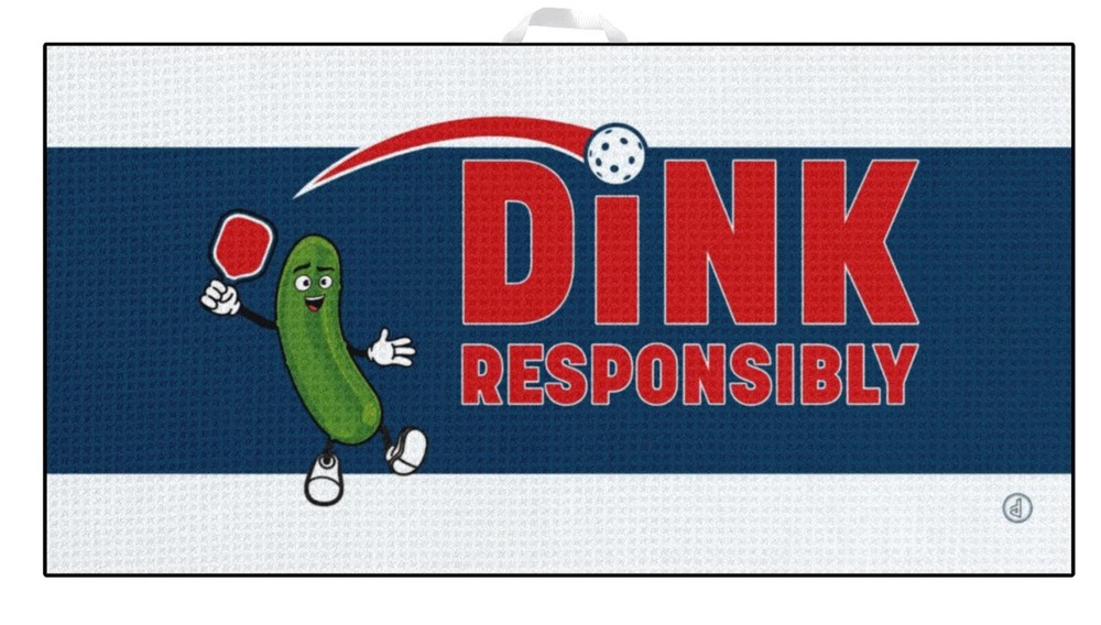 Pickle Ball Microscrubber Towel - Dink Responsibly