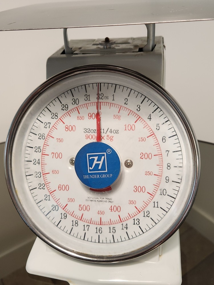 Thunder Group 32Oz Scale 2lb Stainless Industrial Kitchen Baking Portion Control