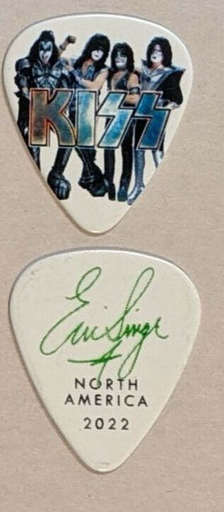 KISS 2022 End of the Road USA NORTH AMERICA Tour PORTRAIT Guitar Picks
