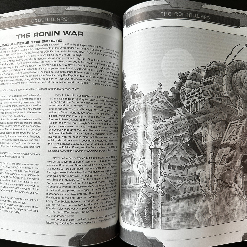BattleTech 35105: Historical Brush Wars Sourcebook OOP FanPro 2006