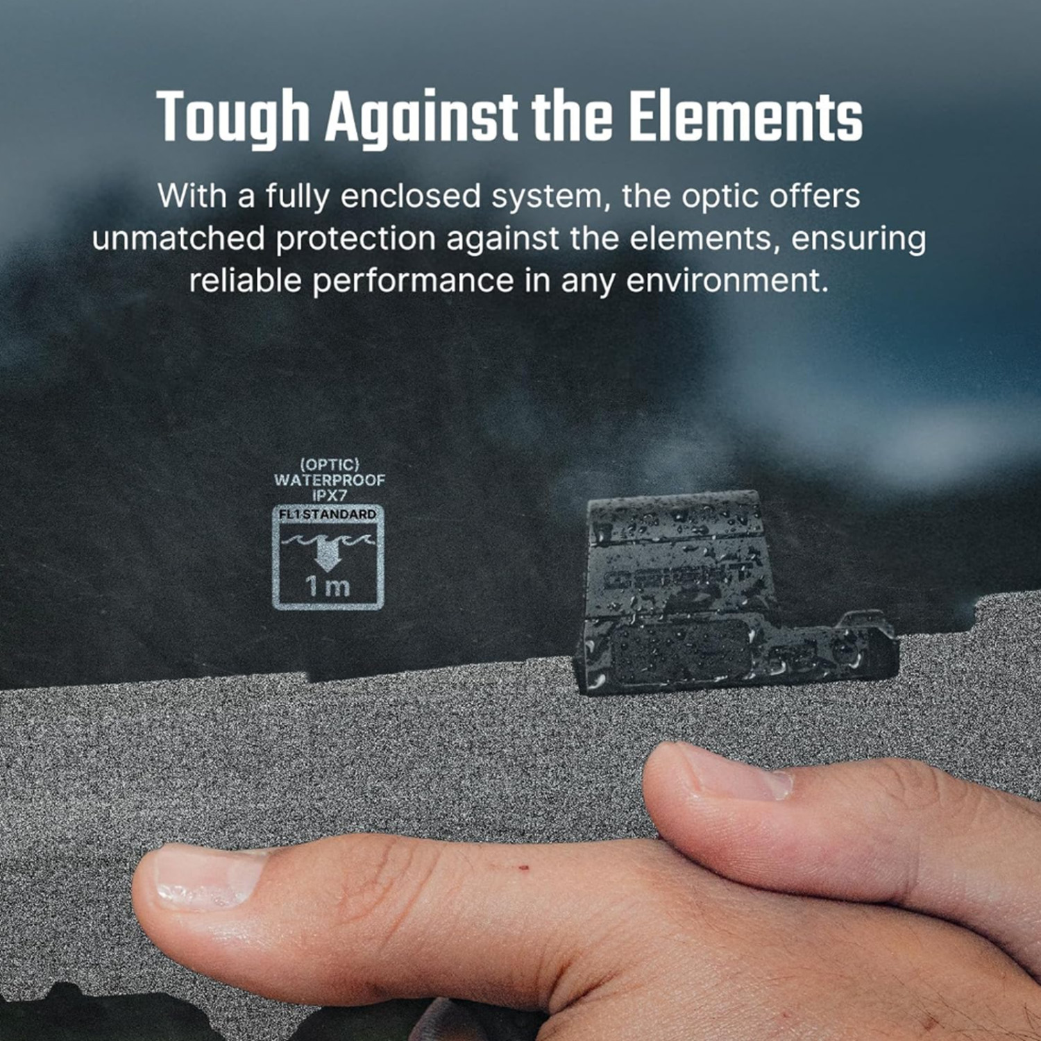 OSIGHT SE 6 MOA Green Enclosed Reflex Sight  RMSc Footprint