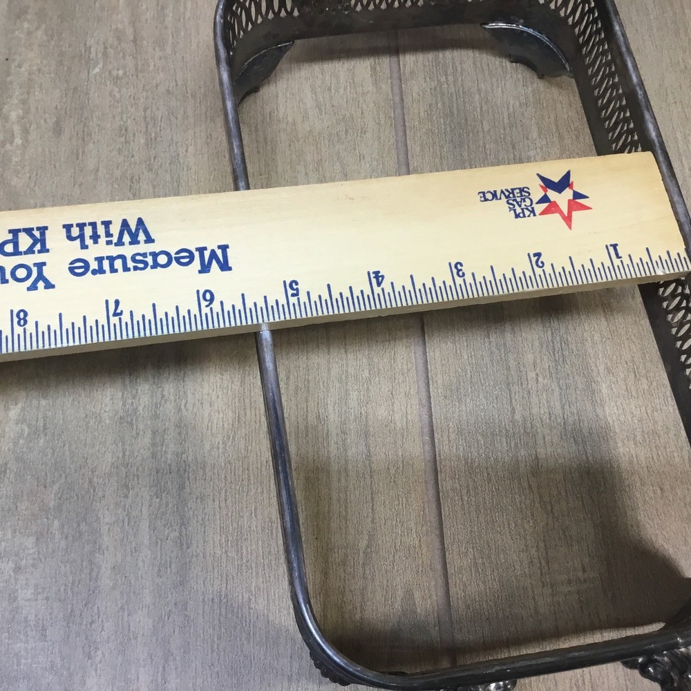 Vintage Silverplate Casserole Stand Footed 9 1/2’’x 5 1/2’’………..[S2-1]