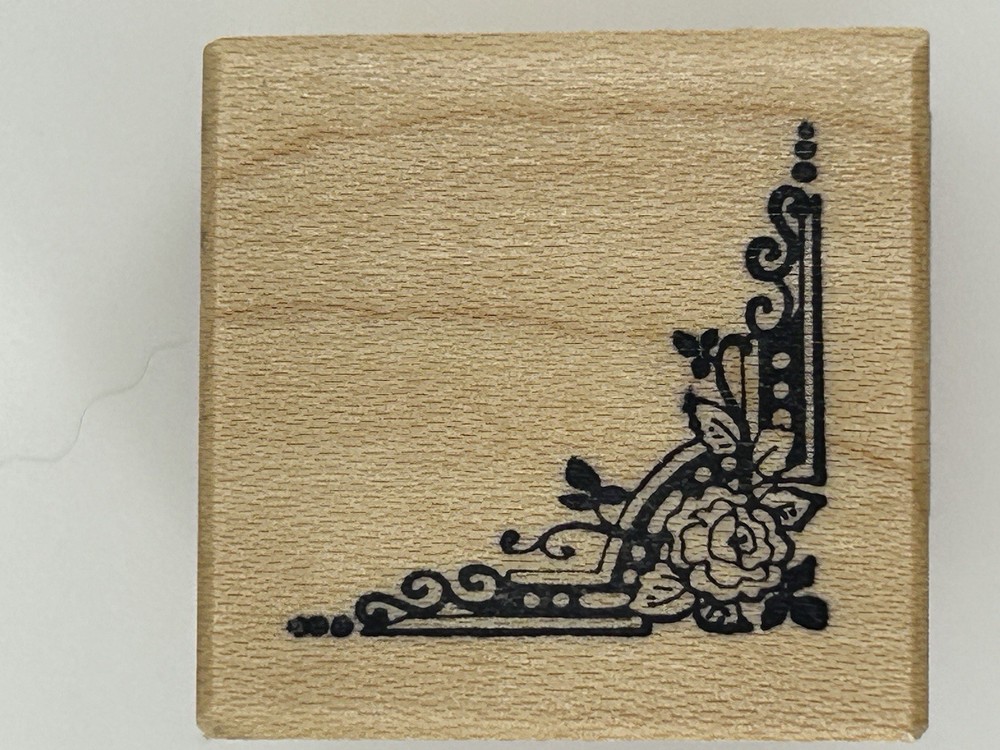 PSX B-027 Rose Border Rubber Stamp