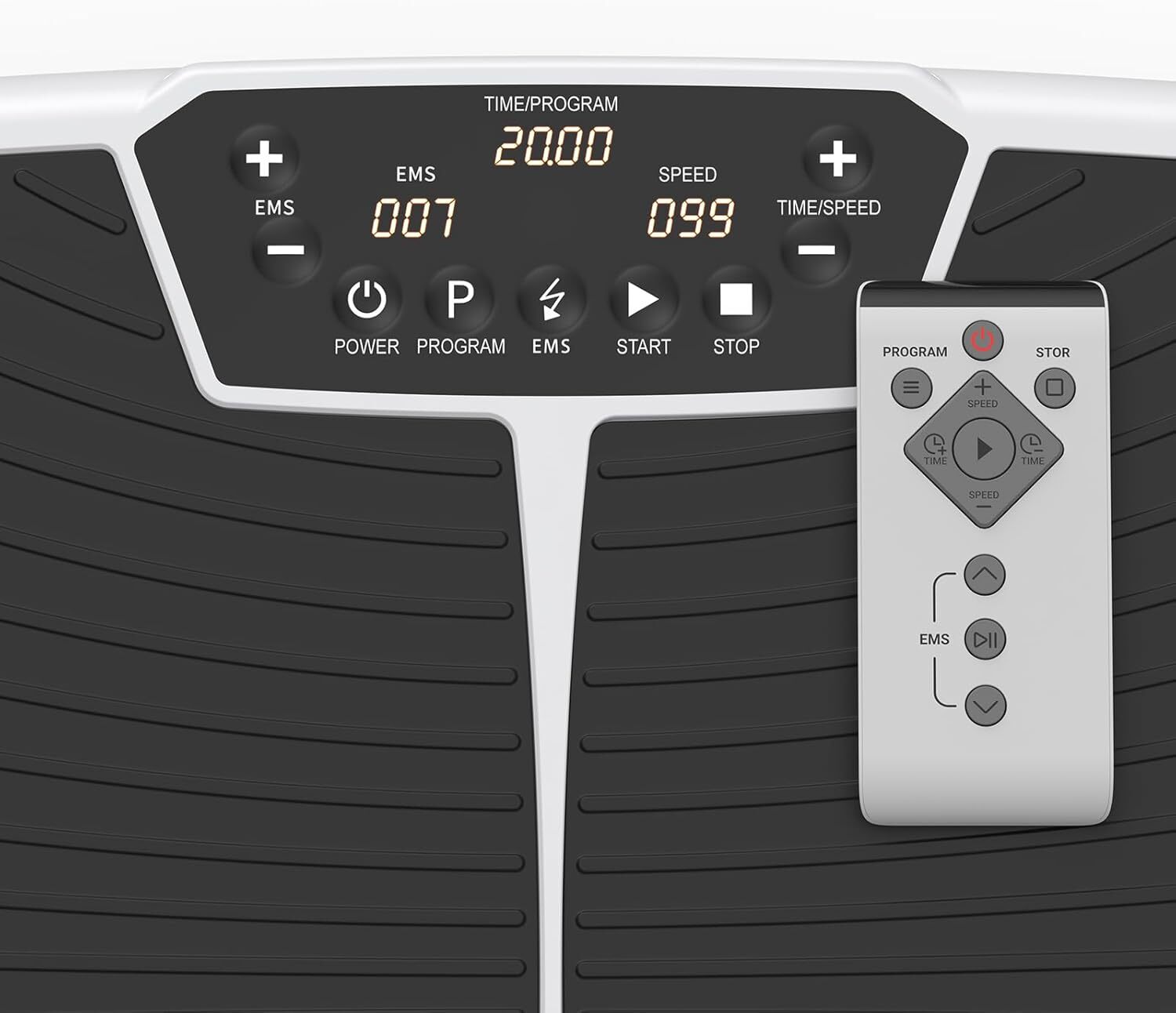 MERACH EMS Vibration Plate Exercise Machine for Lymphatic Drainage, Weight Loss