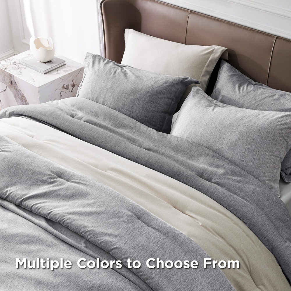 Bedsure King Size Comforter Set - Dark Grey King, 02 -