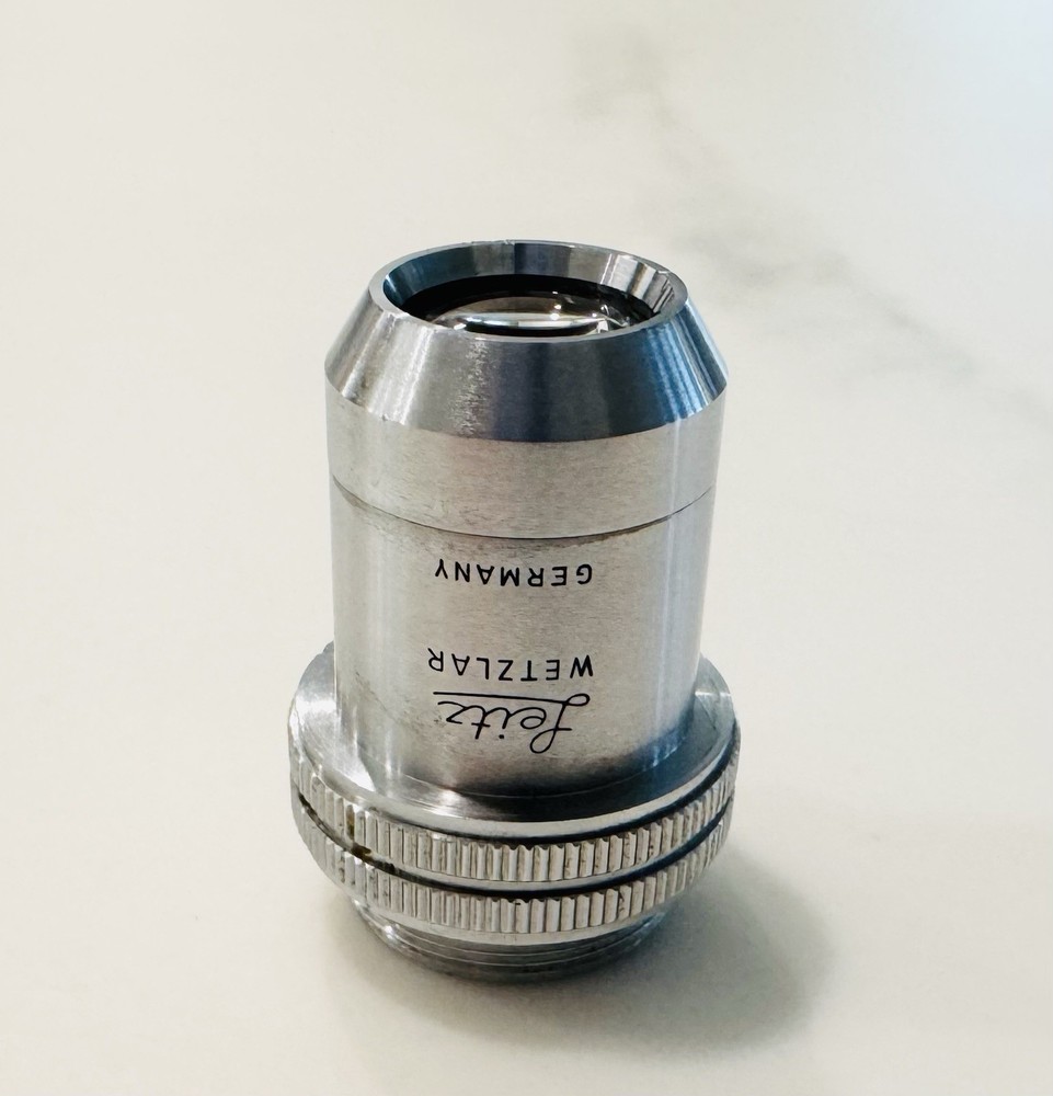 Leitz PL 2.5X/0.07 Plan Microscope Objective Lens 170mm