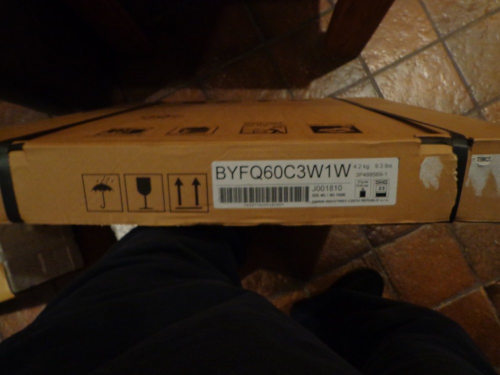 Daikin BYFQ60C31W1 Panel