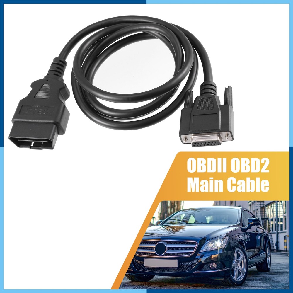 OBDII OBD2 Main Cable Diagnostic Tool Adapter Connector Cable for Launch 1PC